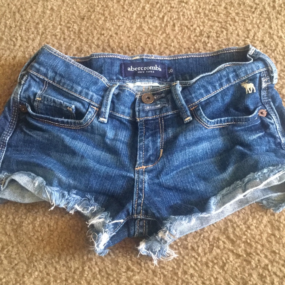 GIRLS Abercrombie jean shorts